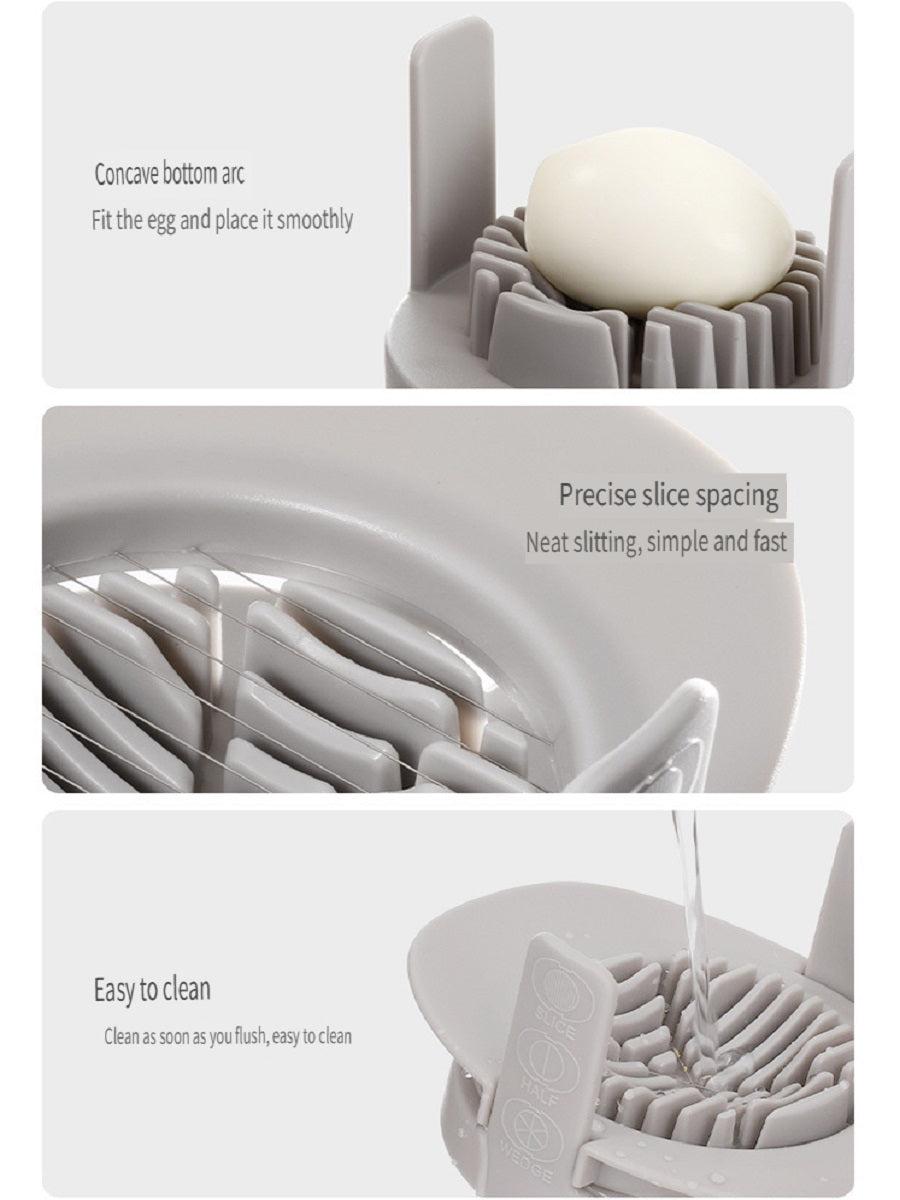 FaSoLa Household four-in-one fancy egg cutter, multi-function slicer