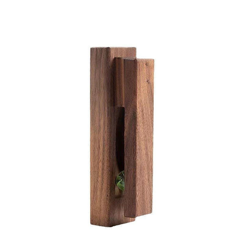 YZBZ Wooden marble towel hook, no punching required