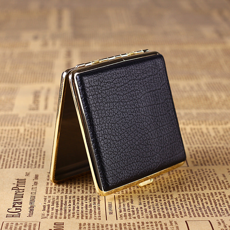 IMCO Brass leather cigarette case, can hold 20 cigarettes, a gift for men