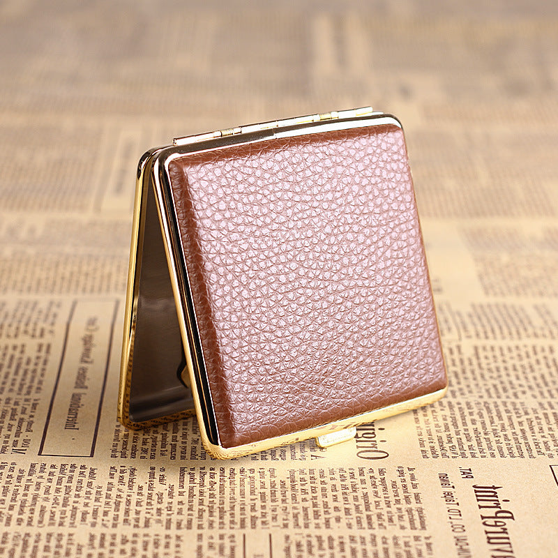IMCO Brass leather cigarette case, can hold 20 cigarettes, a gift for men