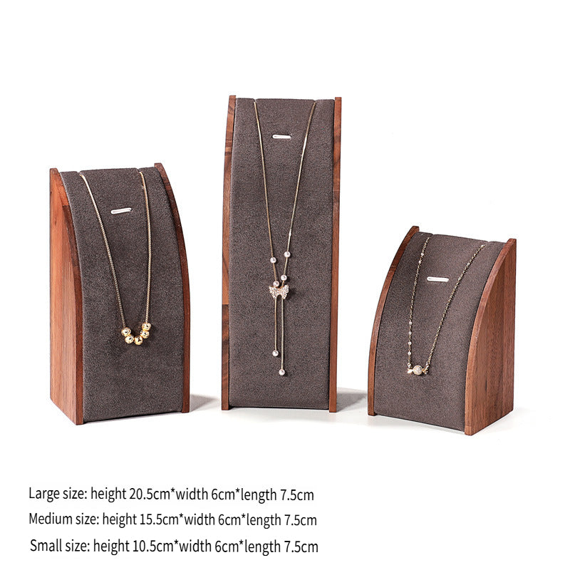 LVCAI Walnut jewelry display stand, a variety of styles