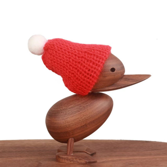 VKXK Nordic solid wood decorative duck, home decoration crafts, wooden toys, gifts, handmade