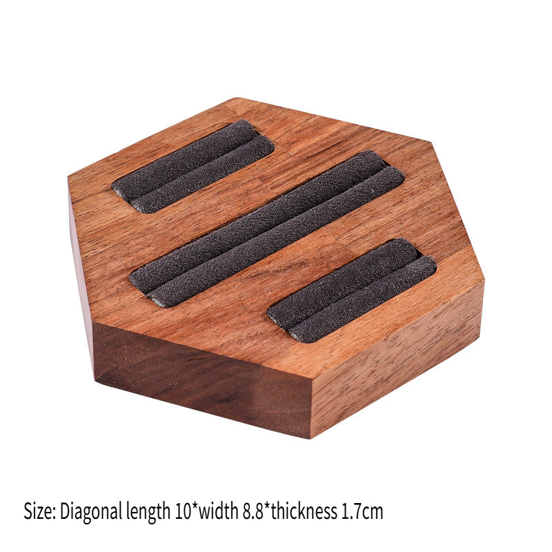 LVCAI Walnut jewelry display stand, a variety of styles