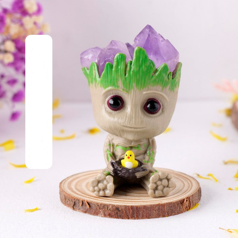 RYS Groot hand-made ornaments made of natural crystals and precious stones