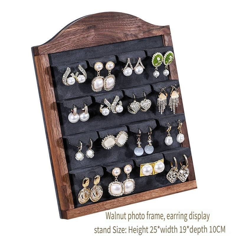 LVCAI Walnut jewelry display stand, a variety of styles
