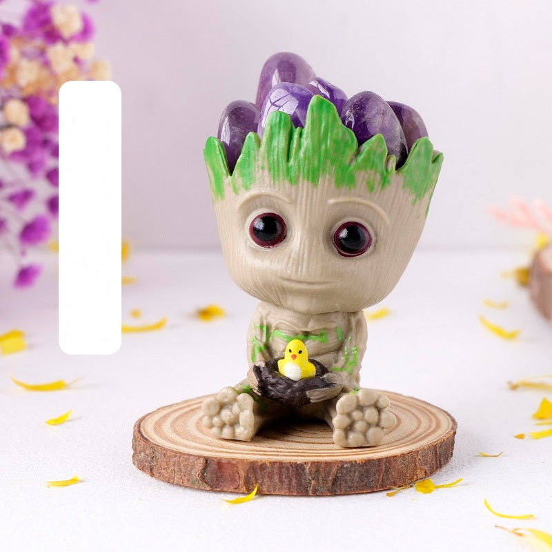 RYS Groot hand-made ornaments made of natural crystals and precious stones