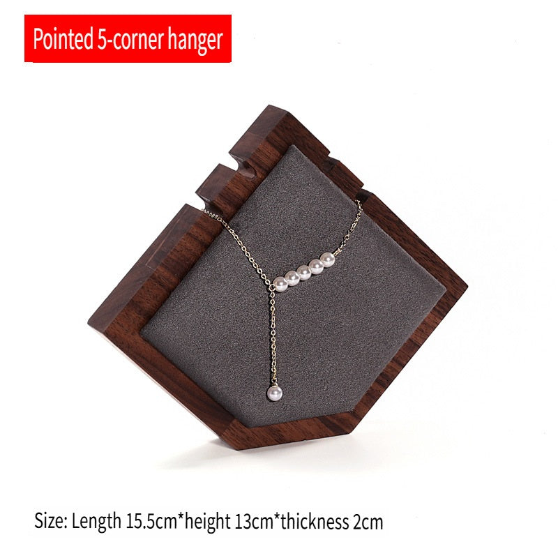 LVCAI Walnut jewelry display stand, a variety of styles